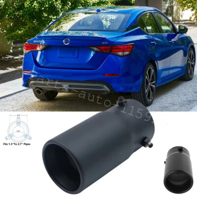 For Nissan Sentra Car Exhaust Pipe Rear Tail Throat Muffler Stainless Steel Foto 1 de 4