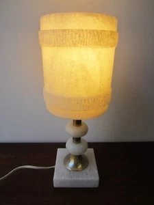 70er Jahre Alabaster Lampe - Bild 1 von 6