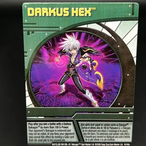 Tarjeta de habilidad verde Bakugan DARKUS HEX 2008 BA570-AB-SM-GBL-43 43/48n - Imagen 1 de 7