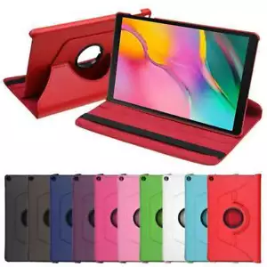 Funda protectora con soporte de cuero giratorio 360 para Samsung Galaxy Tab E 9.6" T 560-T561 - Imagen 1 de 14