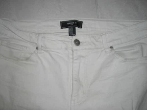  Pantalones Cortos Ajustados Forever 21 Para Hombre Beige Envejecido Para Hombre Usados Talla 33 - Imagen 1 de 12