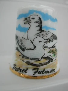 Dé à coudre de collection Thimble - OISEAUX DES MERS - PETREL FULMAR - Imagen 1 de 1