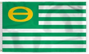 AGAS Green Peace Ecology-Environmental Flag 3x5 ft 200D Nylon-Stitched, Grommets - Picture 1 of 7