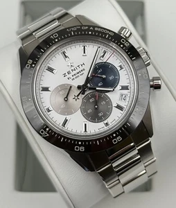 2021 Zenith Chronomaster Sport 41mm White Dial 03.3100.3600/69.M3100 - Picture 1 of 9