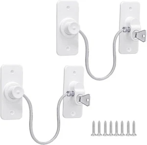 2 Packs Window Safety Lock, Alieem Versatile Window Restrictor Self Adhesive for - Picture 1 of 7