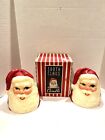 Two Adorable Vintage Unused Santa Candles Colonial Candle Co Mass  Candles 1 Box