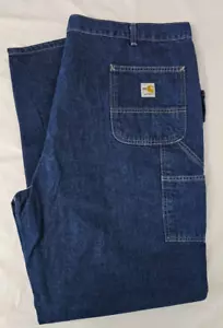 NEW Carhartt FR Loose Fit Denim Jeans Adult 46x36 BD0013-FRM No Tags - Picture 1 of 12