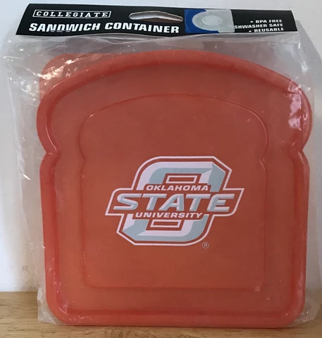 Oklahoma State Cowboys Sandwich Container Boelter Brands NCAA Cover