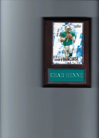 CHAD HENNE PLAQUE MIAMI DOLPHINS FOOTBALL NFL   C Cover