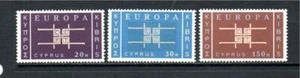 CHIPRE MNH 1963 SG234-236 EUROPA - Imagen 1 de 1