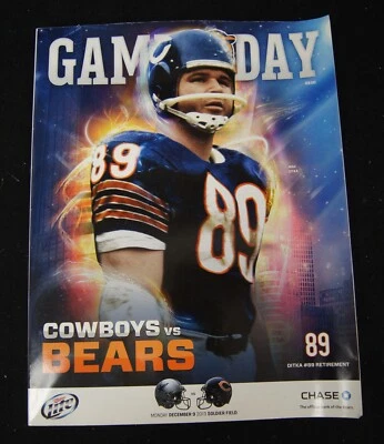 2013 Chicago Bear Vs. Cowboys Game Day Program December 9, 2013 Soldier Field - Image 1 of 4
