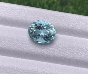 4.45Cts Good Collection 100% Natural Aquamarine Loose Gemstone - Picture 1 of 3