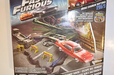 Fast and Furious Highway Havoc Movie Playset-1:55 Dodge Charger Daytona1969-BNIP - Image 1 of 4
