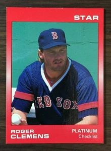 1988 Star Company ROGER CLEMENS PLATINUM Set #489/1,000 Printed F6020303 - Picture 1 of 12