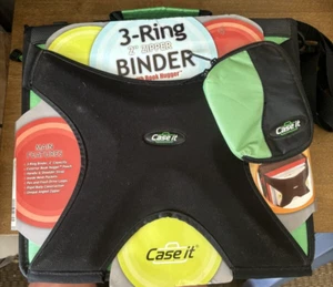 Case-It X-Hugger Gray Black 3 Ring 2" Zip-Up Binder With X Hugger NEW - Picture 1 of 3