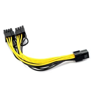Express (6-pin/8-pin) Power Supply Cable Adapter Power Splitter Splitter Cable - Picture 1 of 9