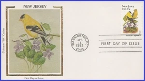 USA5 #1982 U/A COLORANO SILK FDC   New Jersey - Picture 1 of 1