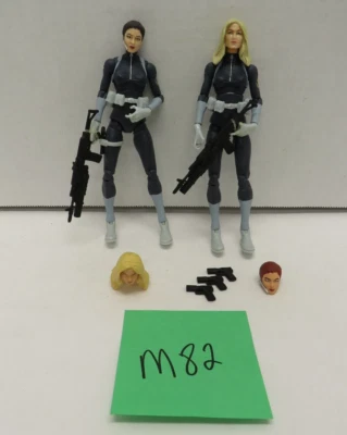 Paquete de 2 Sharon Carter Maria Hill TRU Excl ToyBiz MARVEL LEGENDS COMPLETO M82 Foto 1 de 2