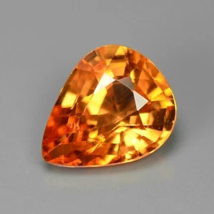 Granato Spessartite Arancione | Granato Spessartite Naturale | Pera 1,13 cts Naturale - Foto 1 di 1