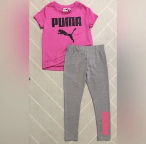 Puma matching set girl's size 5-6 - Picture 1 of 8