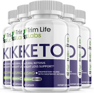 5-Trim Life Keto Diet Pills,Weight Loss,Fat Burn,Appetite Suppressant Supplement - Picture 1 of 3