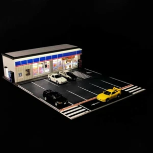 GFANS 1:64 Garage LED lights Diorama LAWSON for Coffee  USA FAST SHIP COOL - Picture 1 of 14