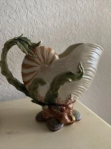 Fitz & Floyd Bouillabaisse Bowl Pitcher Oceana Nautical Seashells - Picture 1 of 16