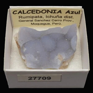 CALCEDONIA Azul (Rumipata, Ichuña, Moquegua, Peru) #27709 / Blue chalcedony - Picture 1 of 1