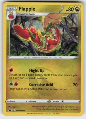 Flapple Promo SWSH: Sword & Shield Promo Cards SWSH189 Pokemon - Image 1 of 2