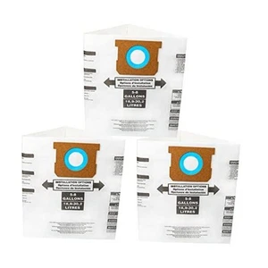 Vacuum Filter Bag, Fits 5-8 Gallon Shop Vac Bags Vacuum Dust collector Bag, - Picture 1 of 7