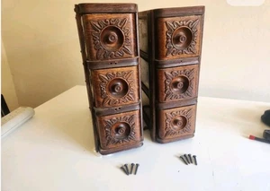 Singer Sewing Machine 6 Drawer Treadle Cabinet  Frames Only Pre-1930 VTG Salvage - Picture 1 of 11