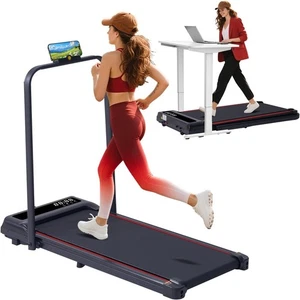 Walking Pad with Handle Bar, 3.0HP Compact Portable Walking Pad Treadmills - Picture 1 of 9