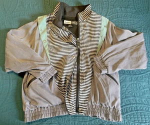 Giacca a vento vintage Jamie Sadock golf donna XS blu tennis anni 80 90 - Foto 1 di 24