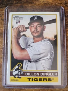 2025 Topps Heritage Dillon Dingler Rookie RC #130 Detroit Tigers - Picture 1 of 2