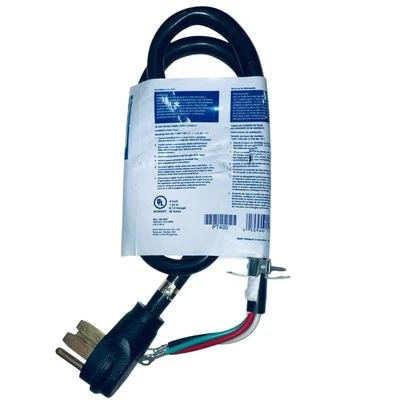 Cable de alimentación FSP Electric Range 4 clavijas grado industrial 4 pies PT400 - NUEVO Foto 1 de 4