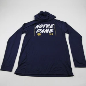Notre Dame Fighting Irish Under Armour Long Sleeve Shirt Men's Navy New - Picture 1 of 8
