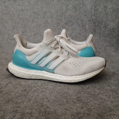 Adidas UltraBoost 1.0 Zapatos Bajos Mujer 7 Blanco Azul Rayas Tenis Foto 1 de 4