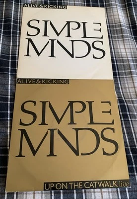 Simple Minds Two 2 (12” Single Lot) - Alive & Kicking Vinyl 1985 Virgin UK - Image 1 of 4