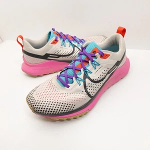Nike React Pegasus Trail 4 Women's Shoes Sneakers Pink Blue FD0876-100 Size 10 - Picture 1 of 12