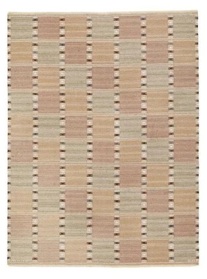 Beige Flat weave Scandinavian Swedish Kilim Rug for Living Room Area Rug Bedroom - Image 1 of 4