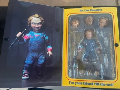 New NECA Chucky Good Guy Doll Child's Play Ultimate 4" Action Figure Doll Toy - Image 1 of 4