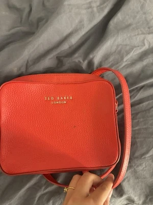 Ted Baker Small Leather Shoulder Crossbody Bag red - Image 1 of 4
