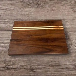 Handcrafted Cutting Board 9x12 Walnut Maple Utility Kitchen Essential - Picture 1 of 4