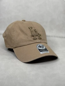Khaki Ton Los Angeles Dodgers Glitzer Mütze 47 Marke Clean Up verstellbar Mütze - Bild 1 von 4
