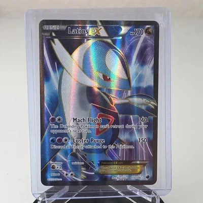 Latios EX 113 Full Art HP Holo English Plasma Freeze 113 /116 Card LIGHTLY PLAYD - Image 1 of 2