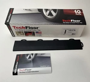 WeatherTech 2" X 12" Bordo Smussato (con Anse) 51B212L Tech Pavimento Garage Nuovo 10 Pezzi - Foto 1 di 5