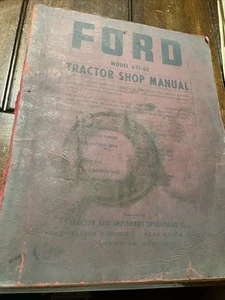 MANUALE OFFICINA TRATTORE FORD MODELLO 621-62 - Foto 1 di 3
