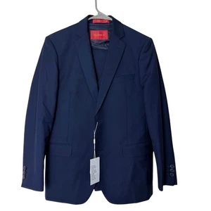 Plavict Boys 3-Piece Dark Blue Suit - Size 16 - New With Tags - Picture 1 of 11