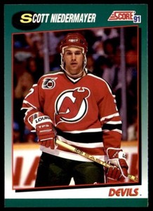 1991-92 Score Rookie and Traded Scott Niedermayer New Jersey Devils #27T