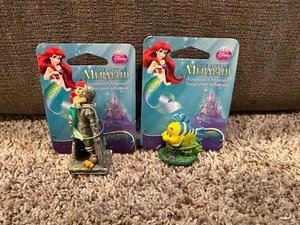 Disney The Little Mermaid Aquarium Ornament Decoration - Flounder, Ariel; New - Picture 1 of 1